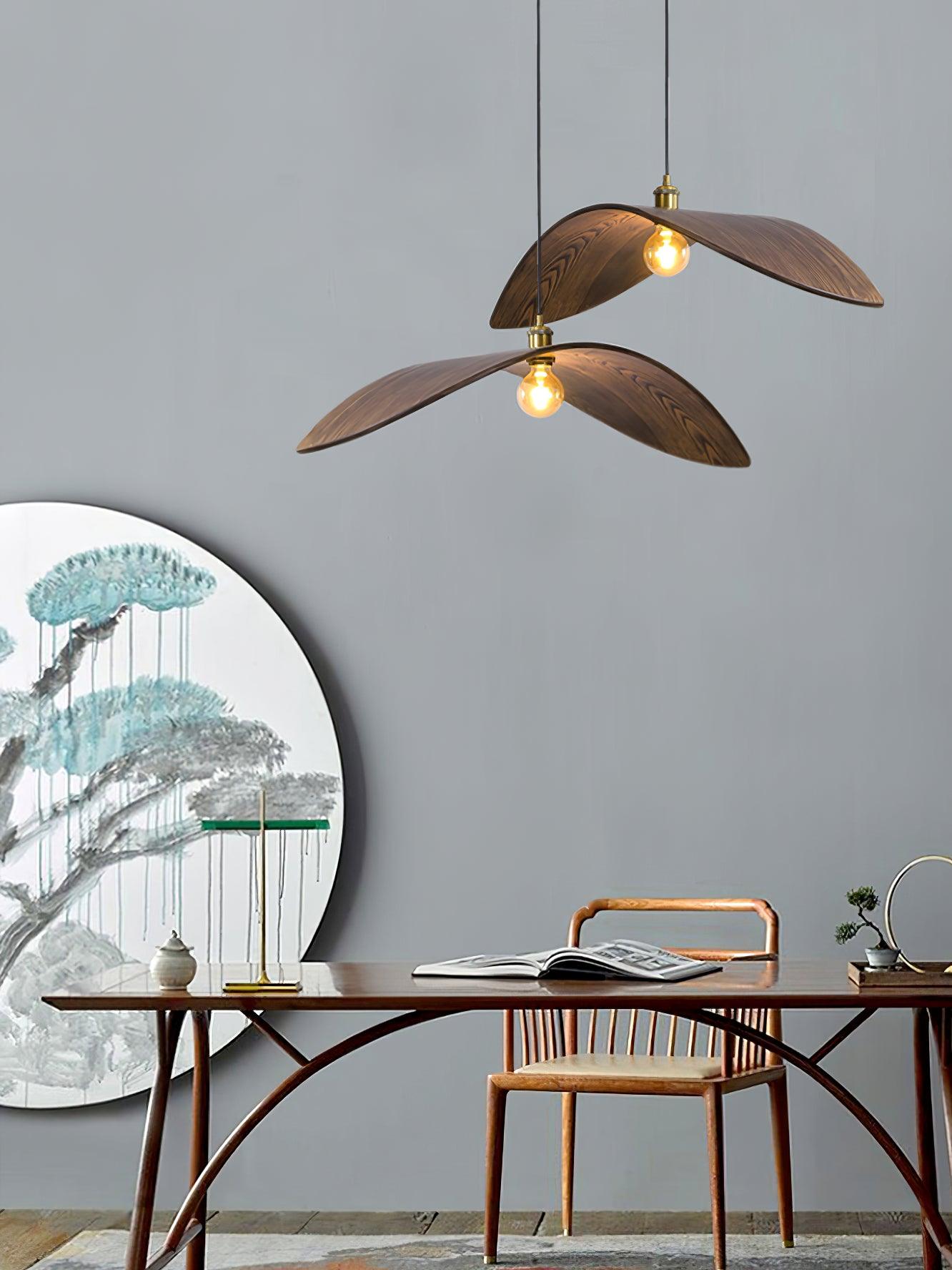 Palten Nordic Art Wooden Pendant Lamp-Neutral Decor