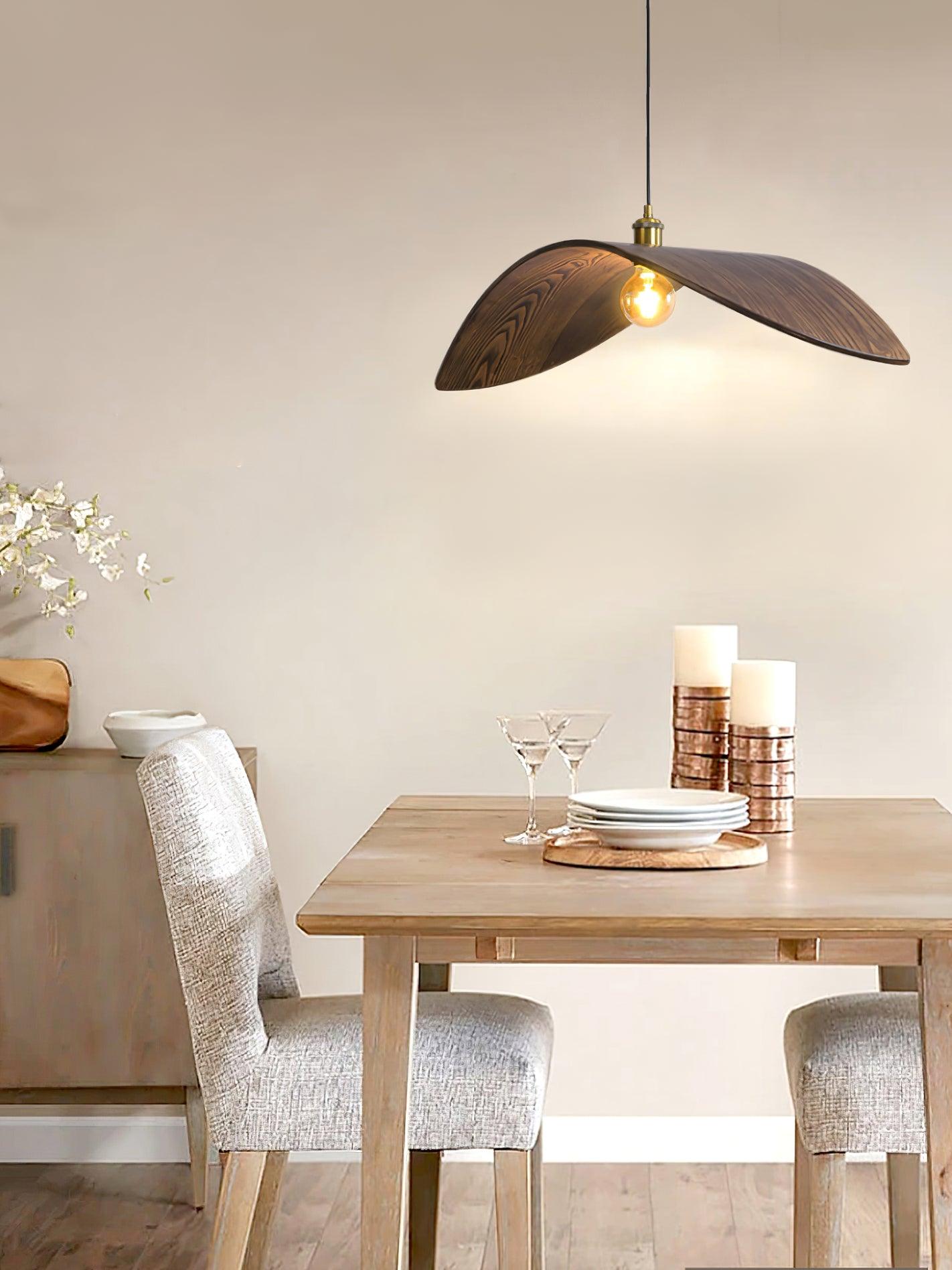 Palten Nordic Art Wooden Pendant Lamp-Neutral Decor