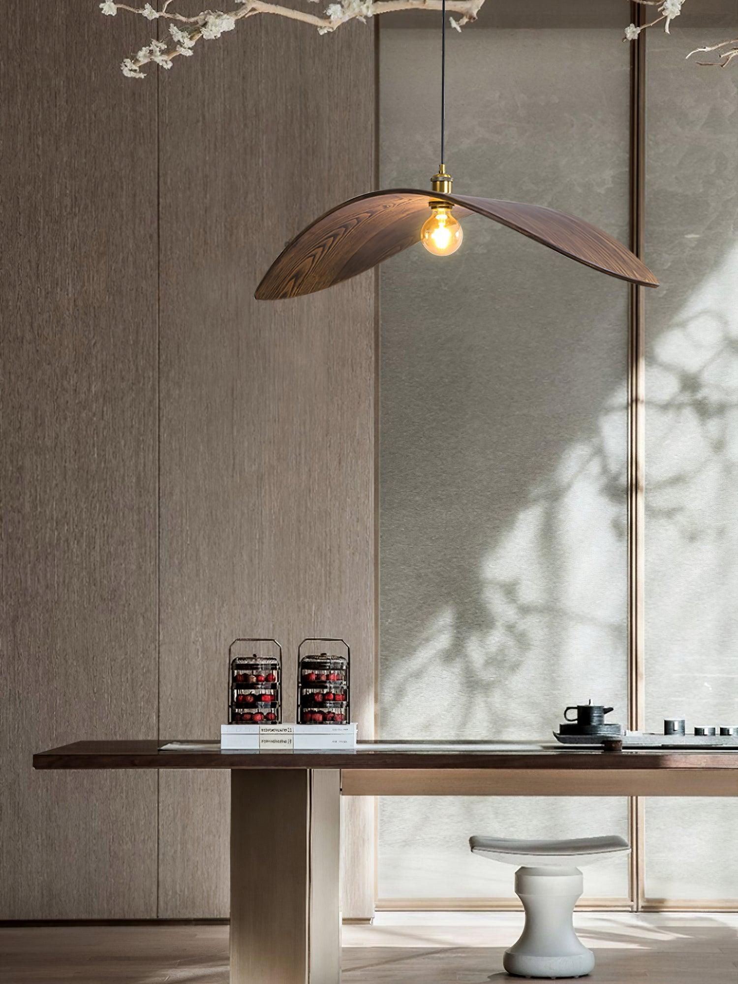 Palten Nordic Art Wooden Pendant Lamp-Neutral Decor