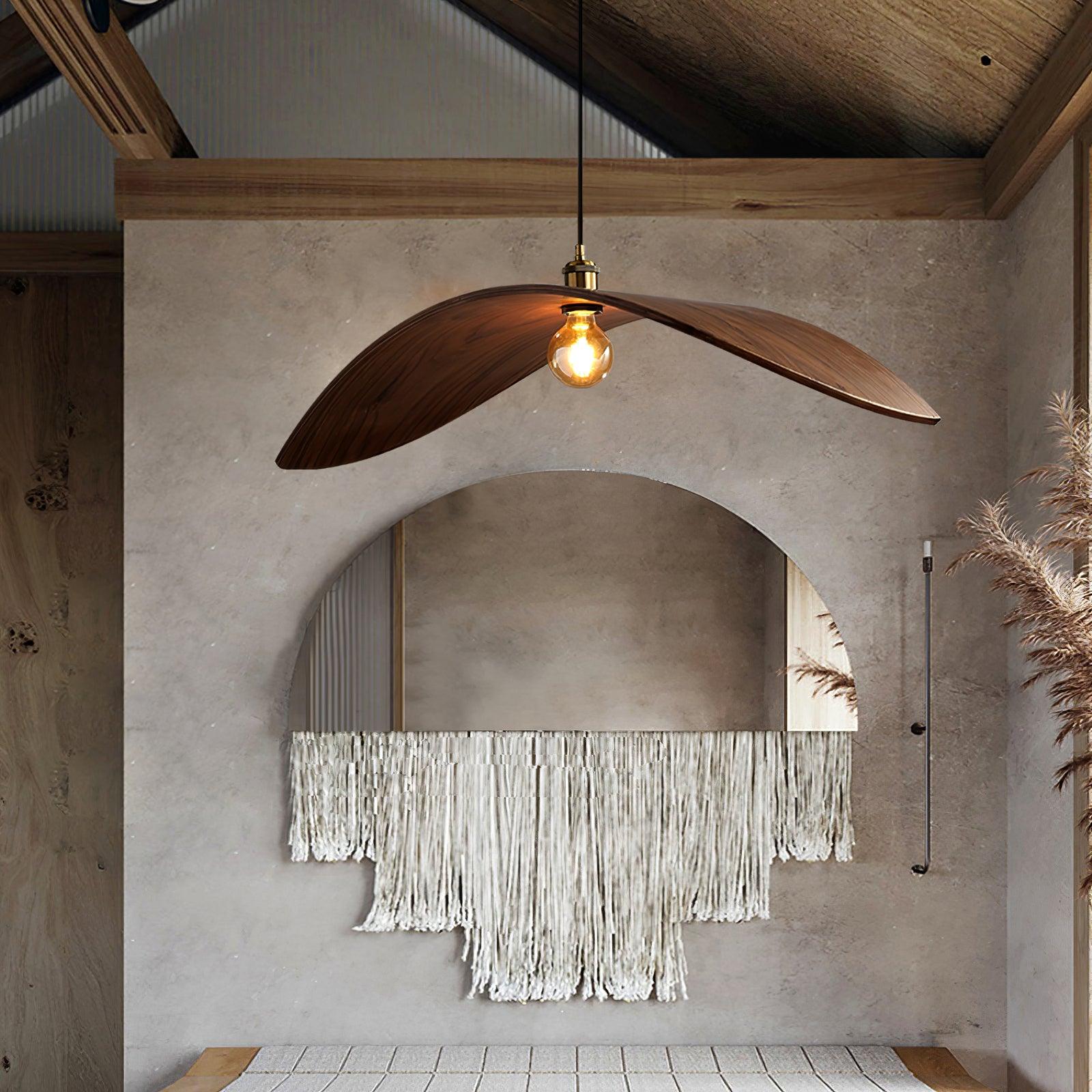 Palten Nordic Art Wooden Pendant Lamp-Neutral Decor