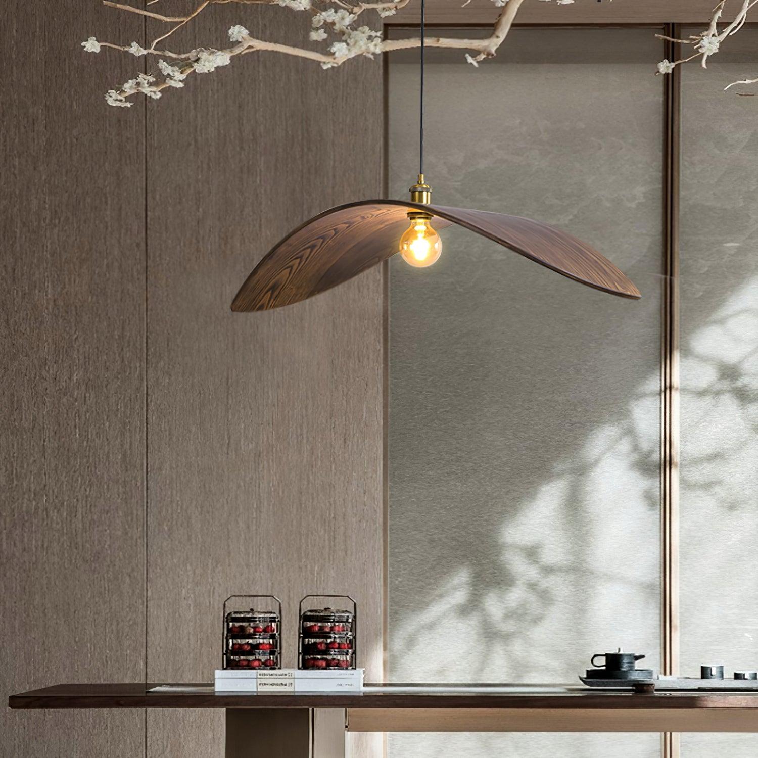 Palten Nordic Art Wooden Pendant Lamp-Neutral Decor