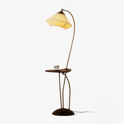 Raviq Fabric Vintage Floor Lamp-Neutral Decor