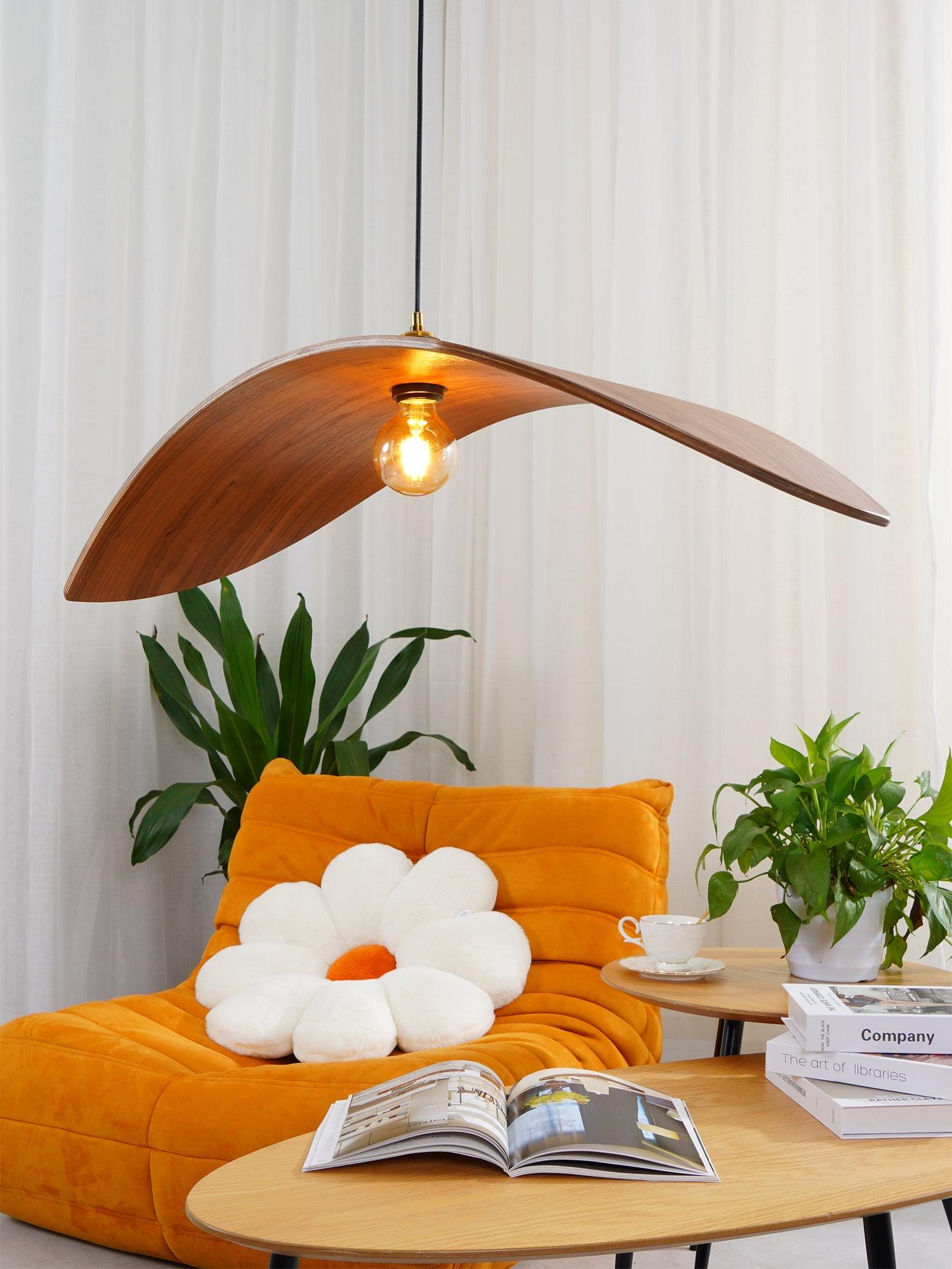 Palten Nordic Art Wooden Pendant Lamp-Neutral Decor