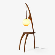 Eloz Curved Mantis Arm Floor Lamp-Neutral Decor