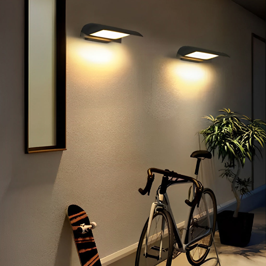 Lumius Curved LED Modern Minimalist Outdoor Wall Lamp