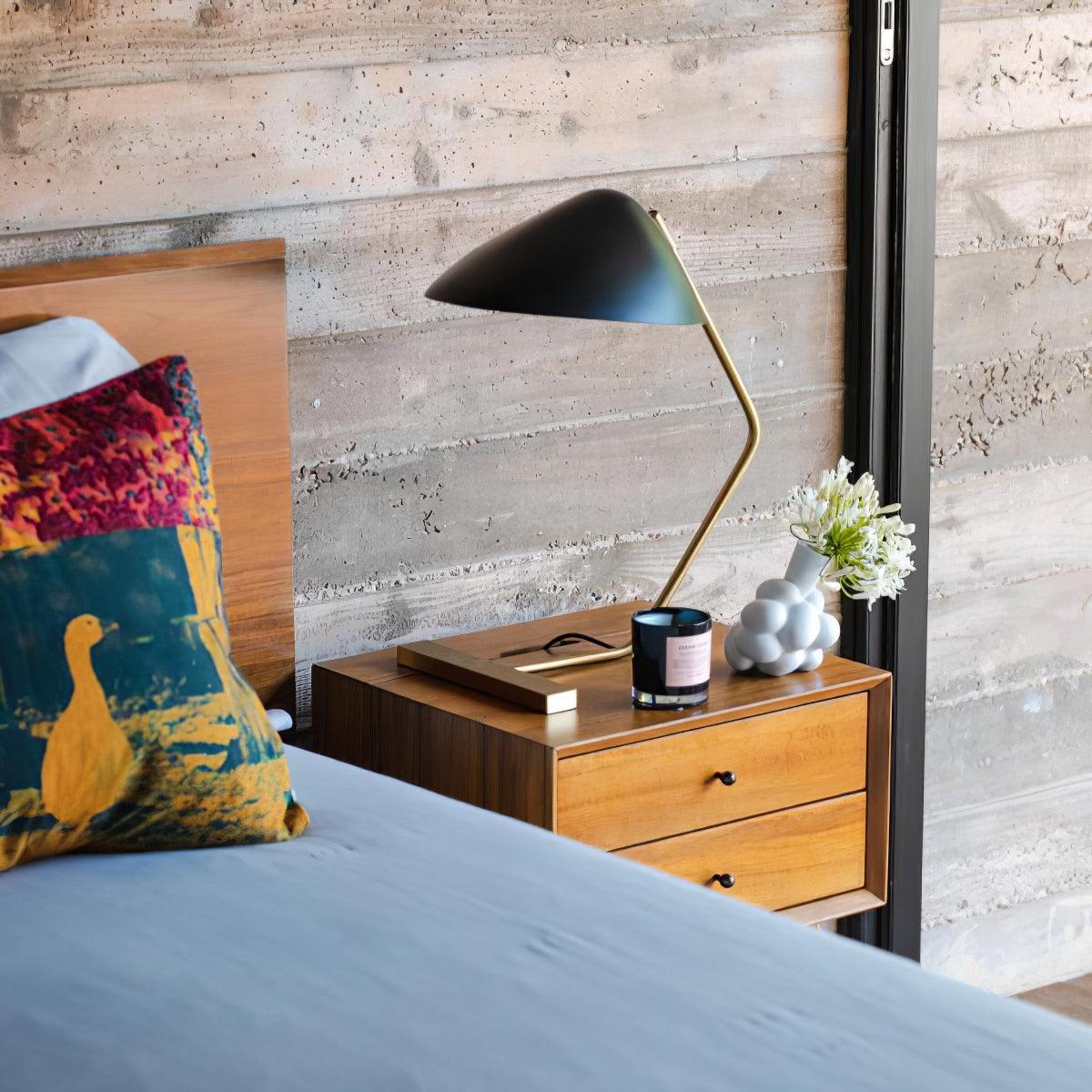 Velaice Mid-Century Table Lamp-Neutral Decor