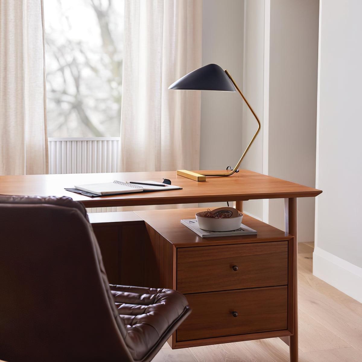 Velaice Mid-Century Table Lamp-Neutral Decor