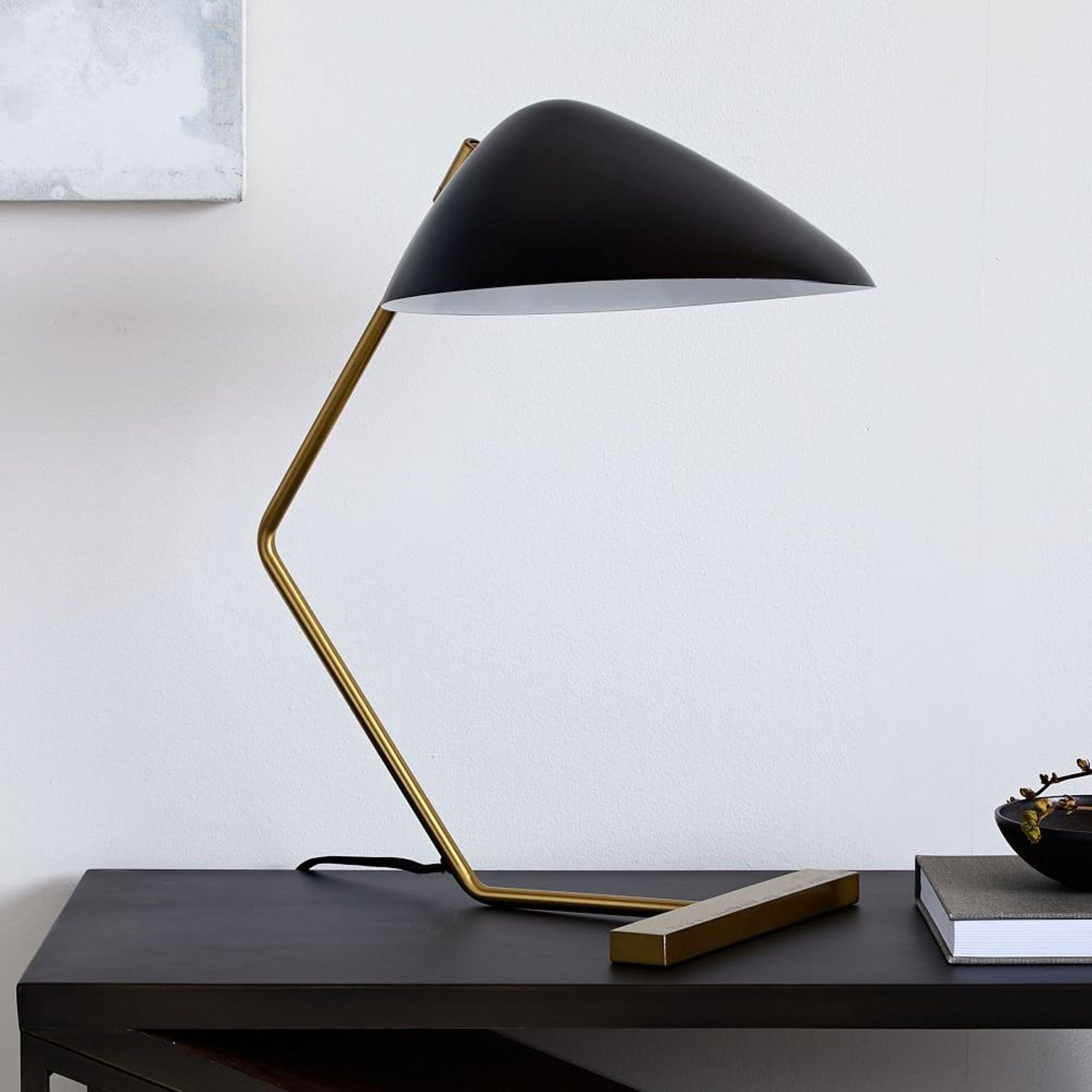 Velaice Mid-Century Table Lamp-Neutral Decor