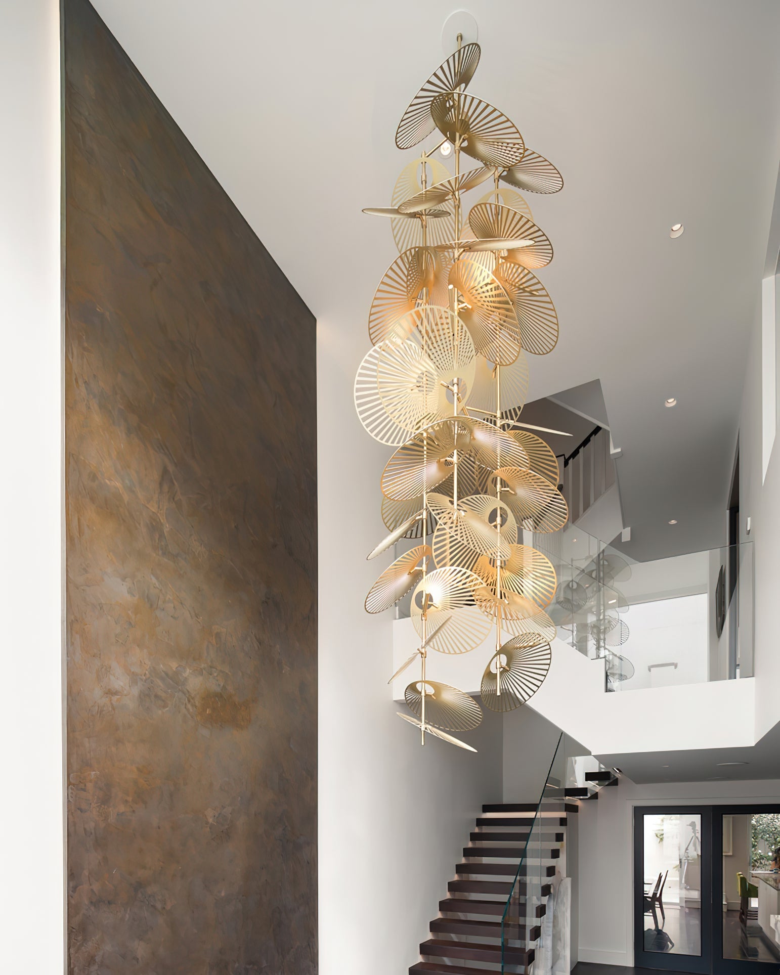 Odoraris Luxury Leaf Chandelier-Neutral Decor