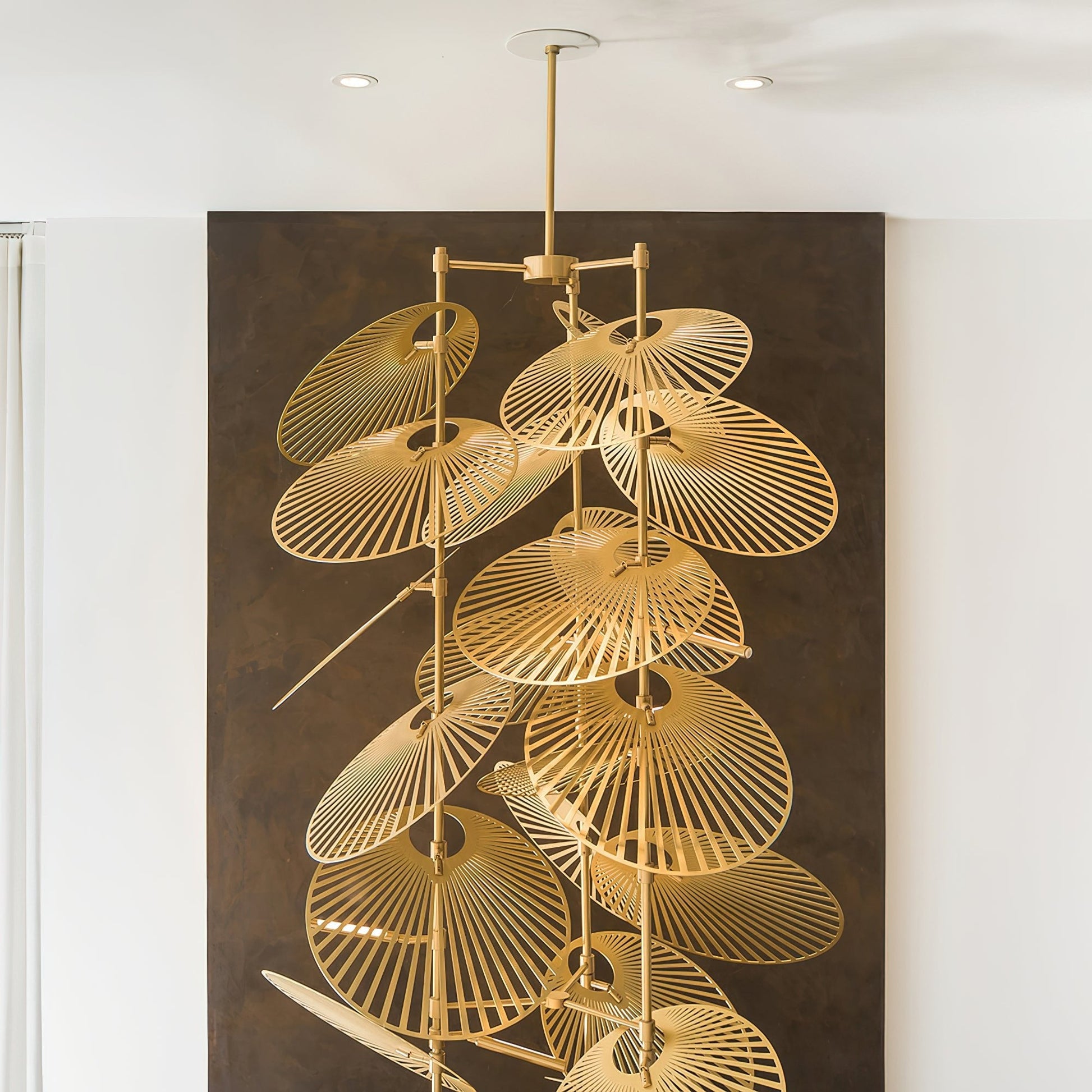Odoraris Luxury Leaf Chandelier-Neutral Decor