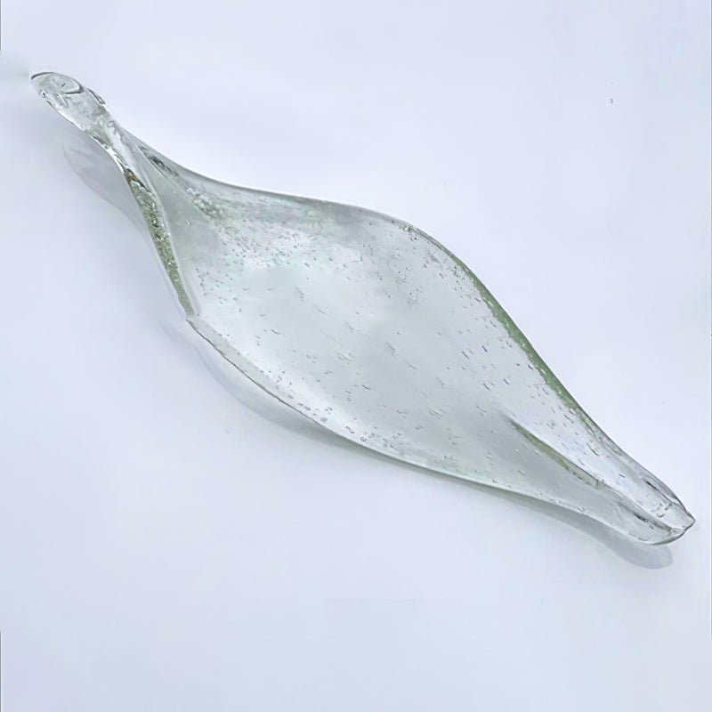 Vamararae Leaf Glass Cascade Chandelier-Neutral Decor
