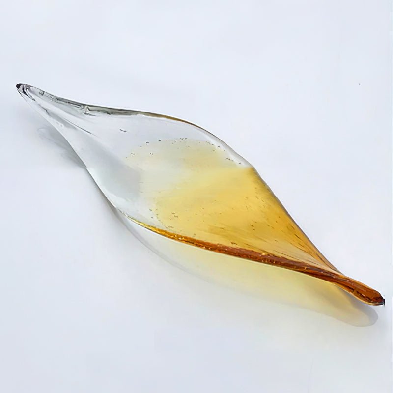 Vamararae Leaf Glass Cascade Chandelier-Neutral Decor