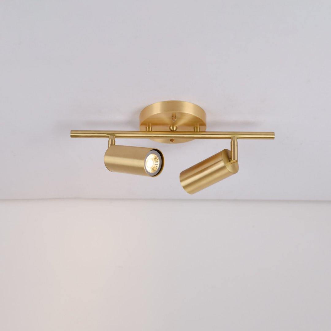 Grover Rotatable Brass Spotlight Wall Light-Neutral Decor