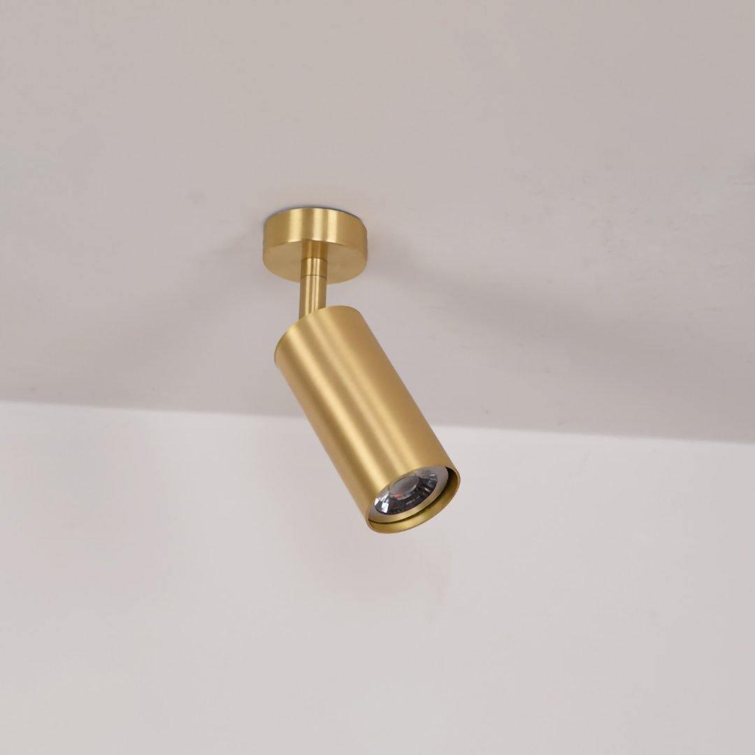 Grover Rotatable Brass Spotlight Wall Light-Neutral Decor