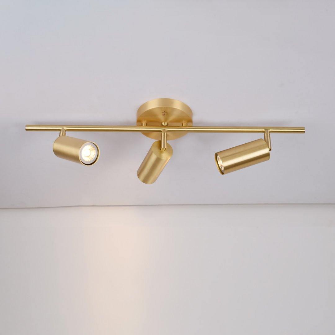 Grover Rotatable Brass Spotlight Wall Light-Neutral Decor