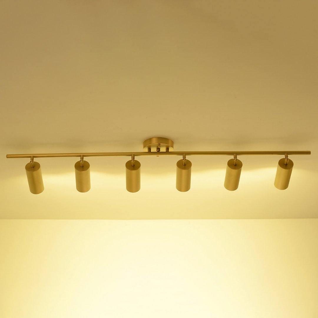 Ezveno Modern Minimalist Brass Ceiling Lamp-Neutral Decor