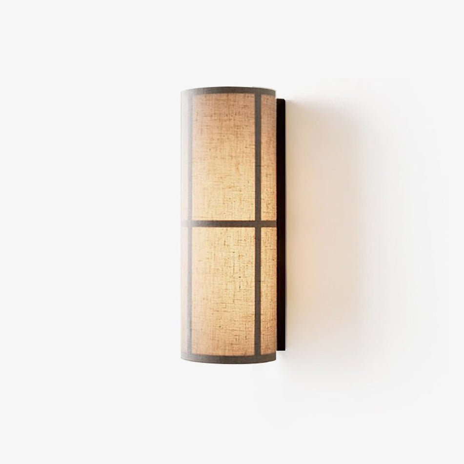 Lustra Wall Lamp Cylinder Fabric Soft Glow-Neutral Decor