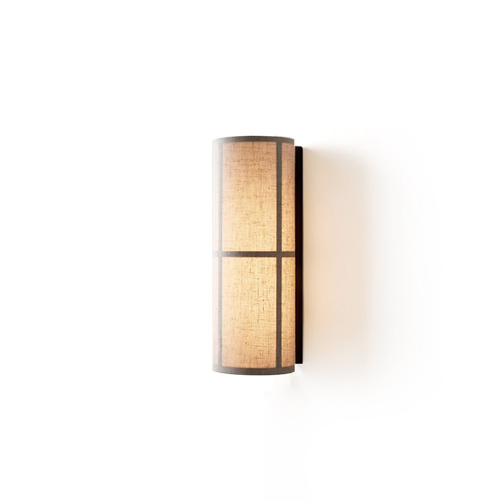 Lustra Wall Lamp Cylinder Fabric Soft Glow-Neutral Decor