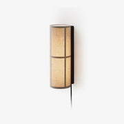 Ivoren Cylinder Nordic Art Plug-in Fabric Wall Lamp-Neutral Decor