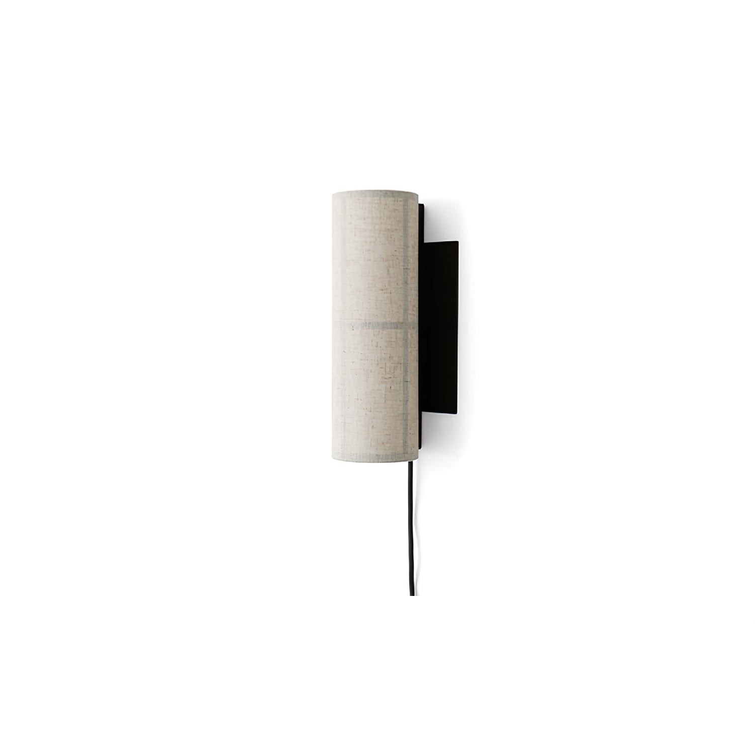 Ivoren Cylinder Nordic Art Plug-in Fabric Wall Lamp-Neutral Decor