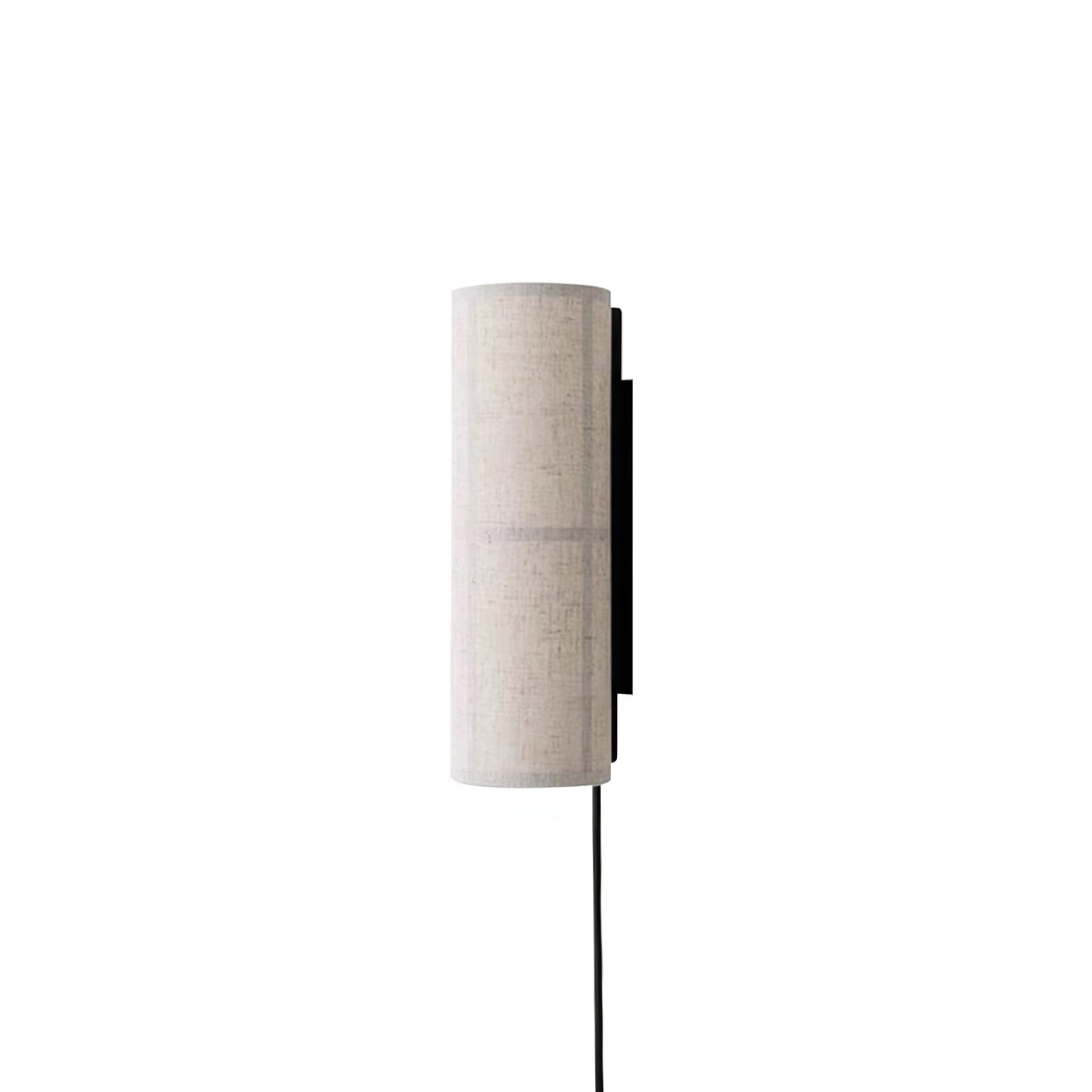 Ivoren Cylinder Nordic Art Plug-in Fabric Wall Lamp-Neutral Decor
