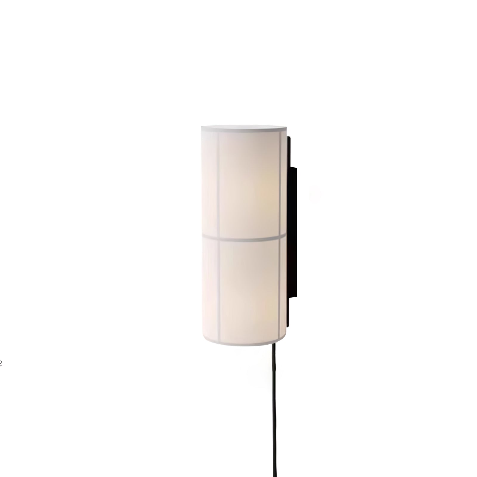 Ivoren Cylinder Nordic Art Plug-in Fabric Wall Lamp-Neutral Decor