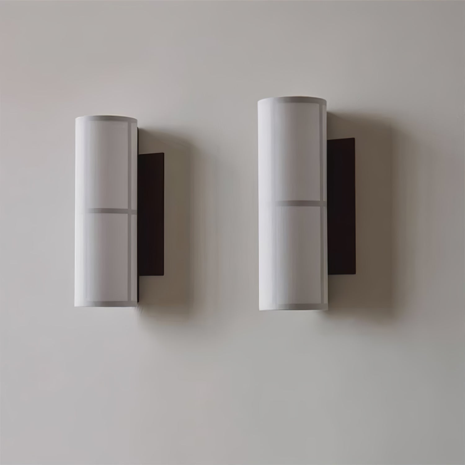 Ivoren Cylinder Nordic Art Plug-in Fabric Wall Lamp-Neutral Decor