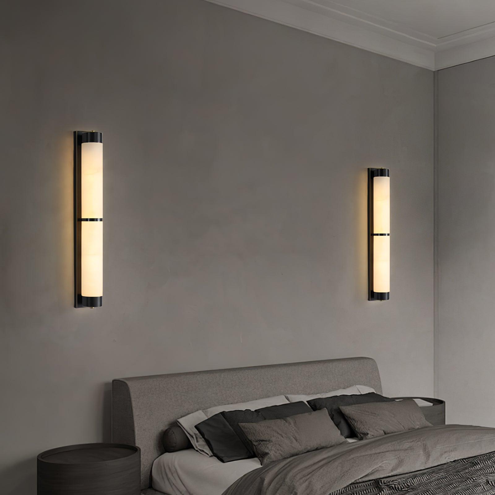 Olmirira Minimalist Alabaster Wall Light-Neutral Decor