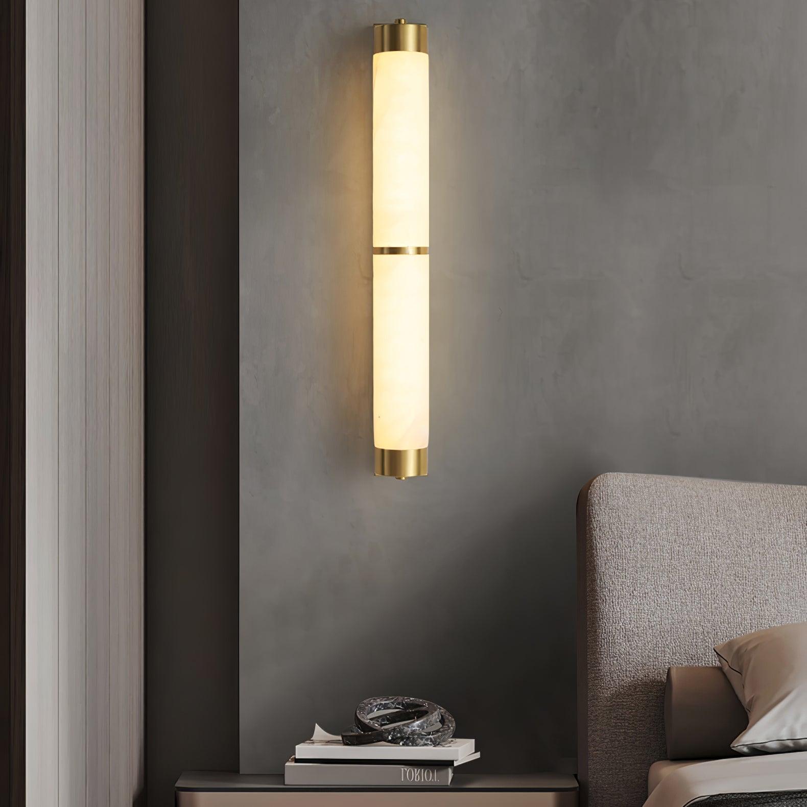 Olmirira Minimalist Alabaster Wall Light-Neutral Decor