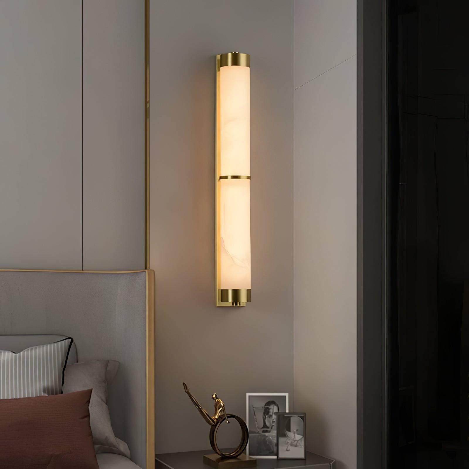 Olmirira Minimalist Alabaster Wall Light-Neutral Decor