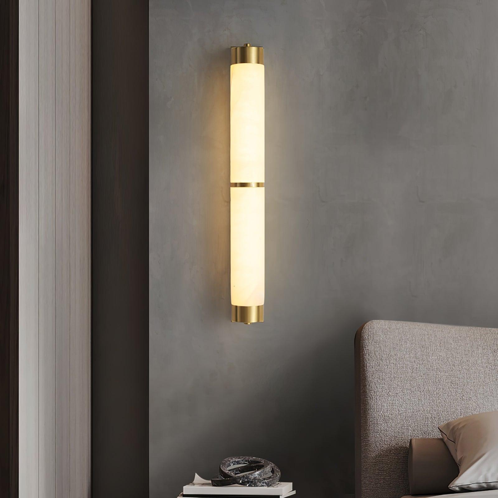 Olmirira Minimalist Alabaster Wall Light-Neutral Decor