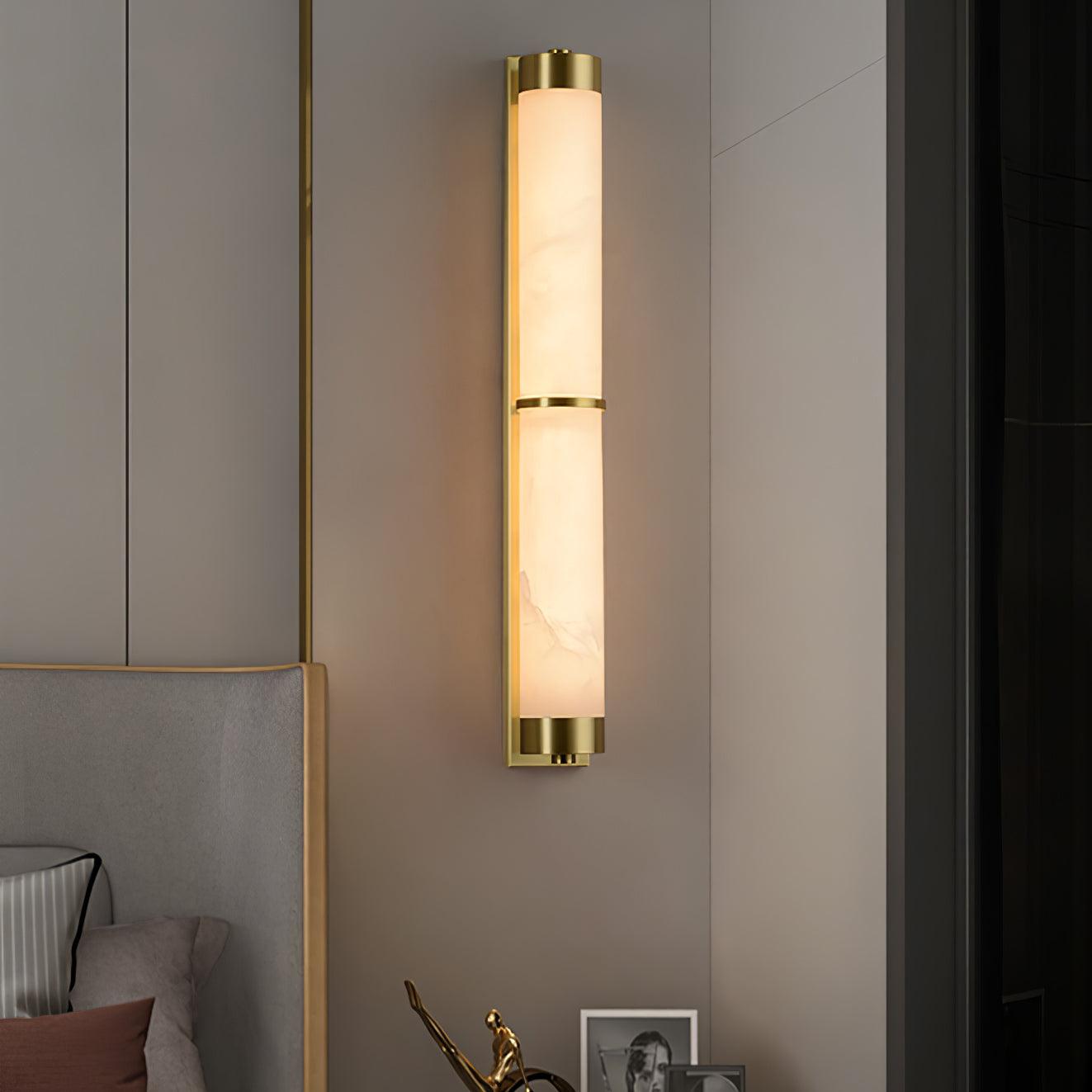 Olmirira Minimalist Alabaster Wall Light-Neutral Decor