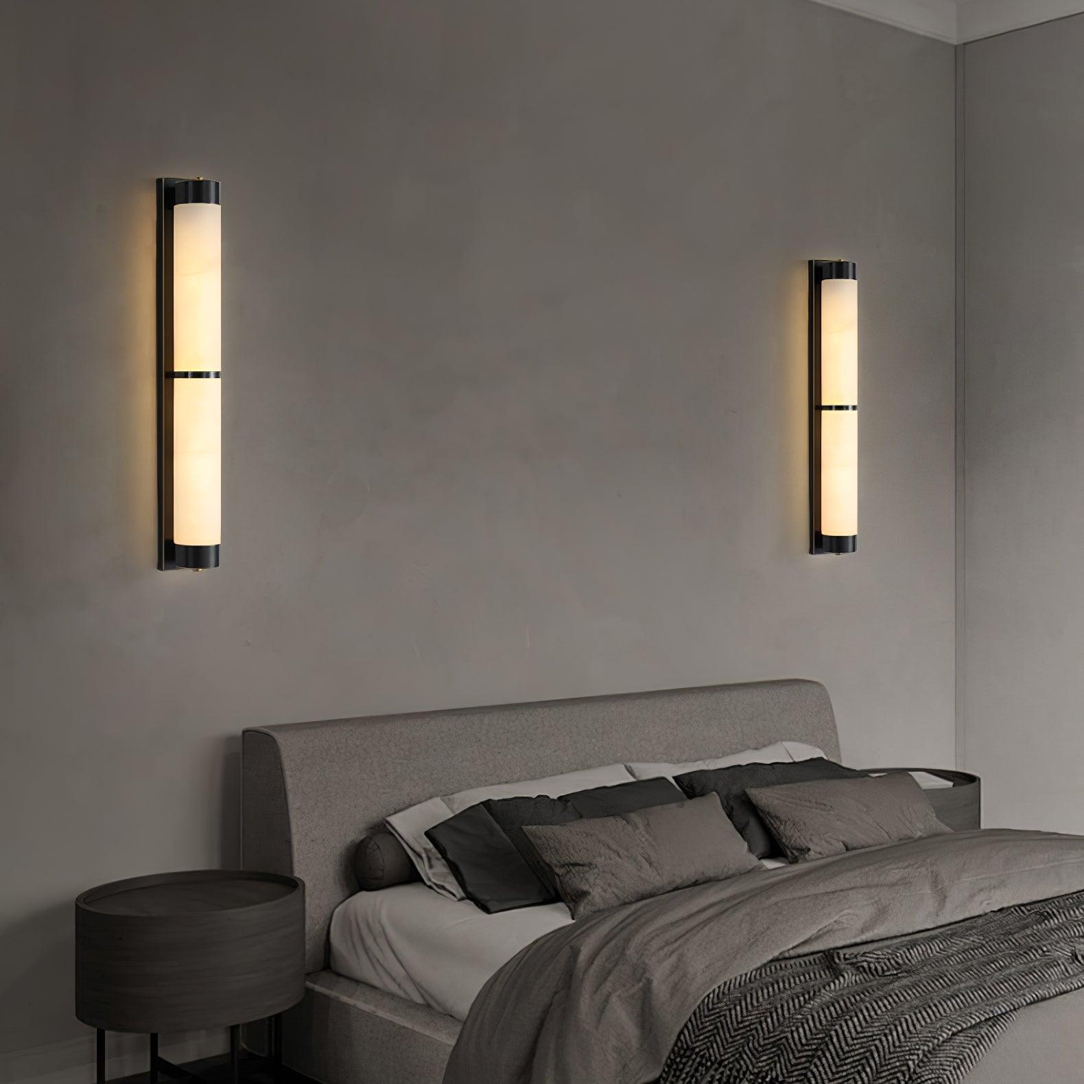 Olmirira Minimalist Alabaster Wall Light-Neutral Decor