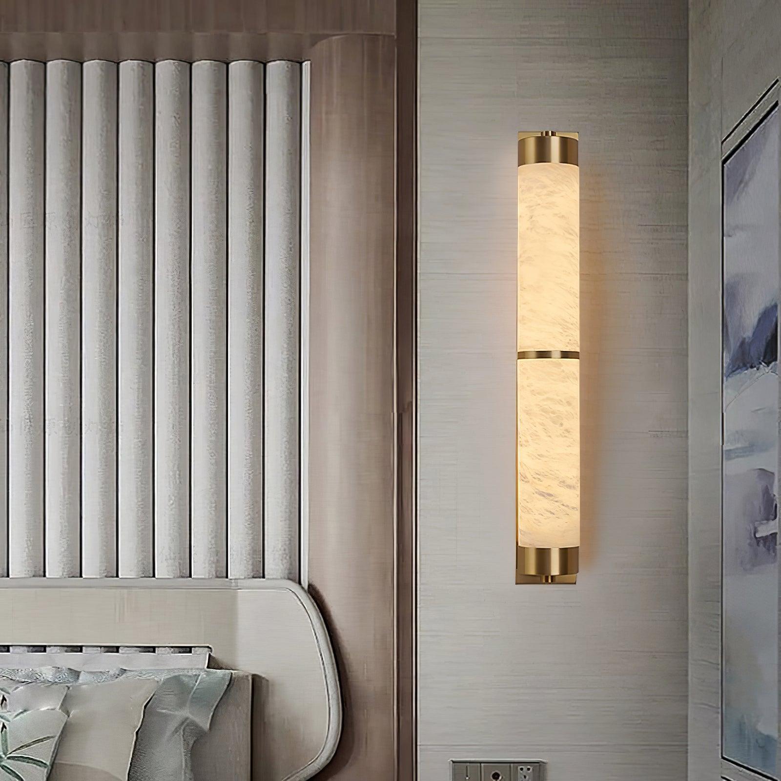 Olmirira Minimalist Alabaster Wall Light-Neutral Decor