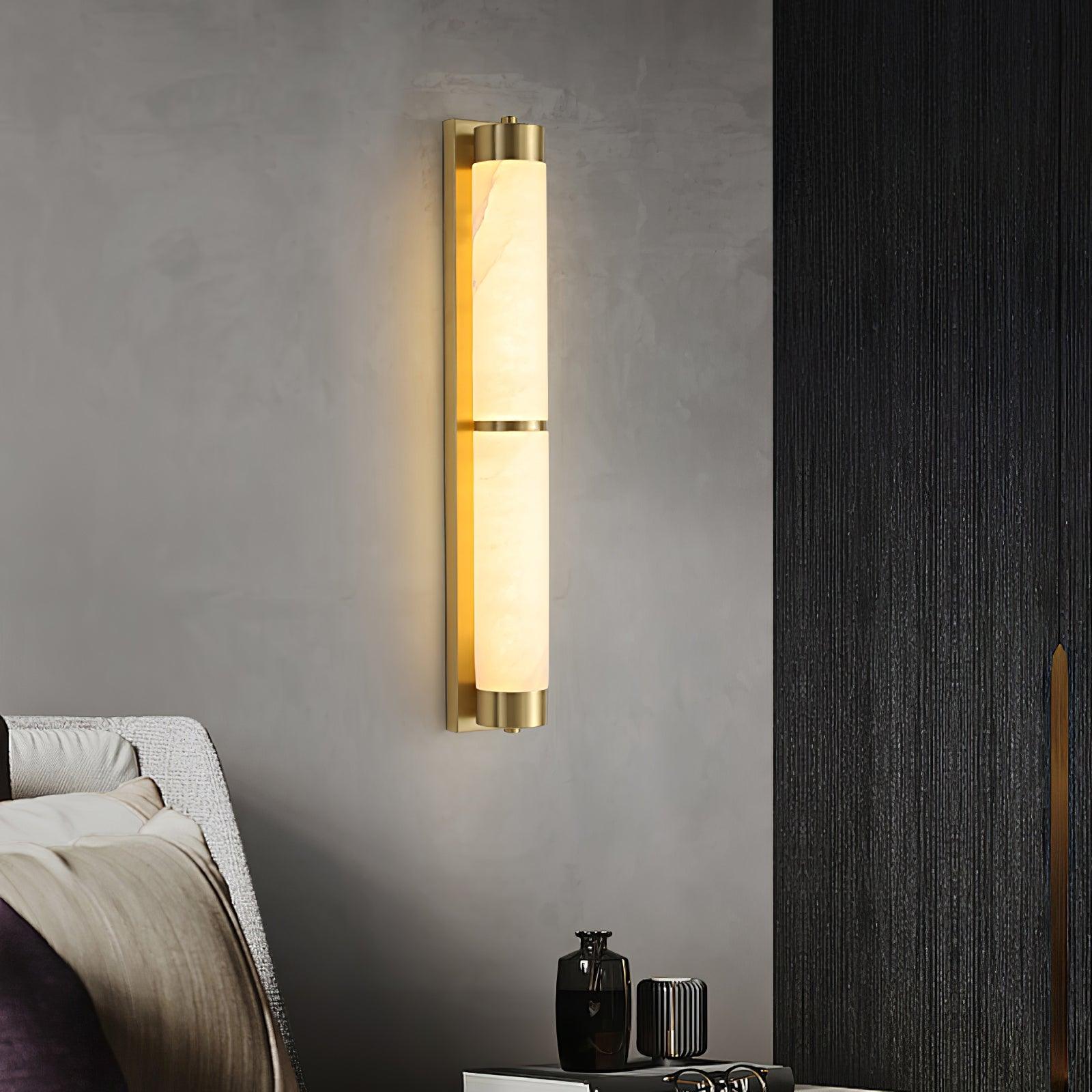 Olmirira Minimalist Alabaster Wall Light-Neutral Decor