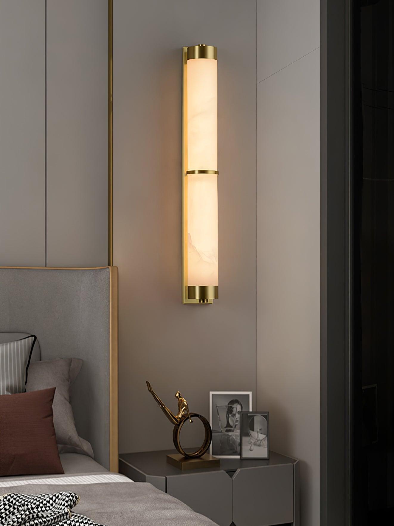 Olmirira Minimalist Alabaster Wall Light-Neutral Decor