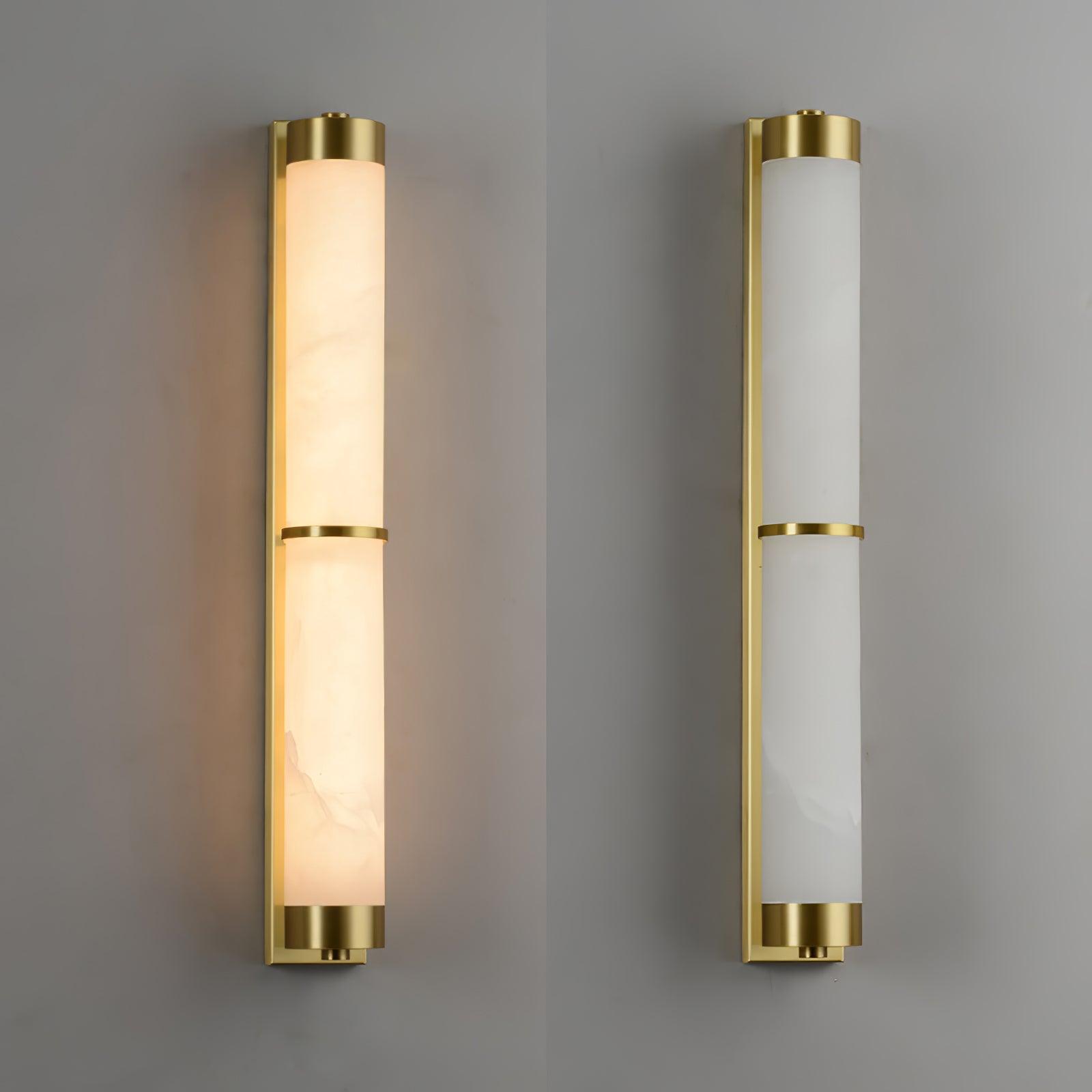 Olmirira Minimalist Alabaster Wall Light-Neutral Decor