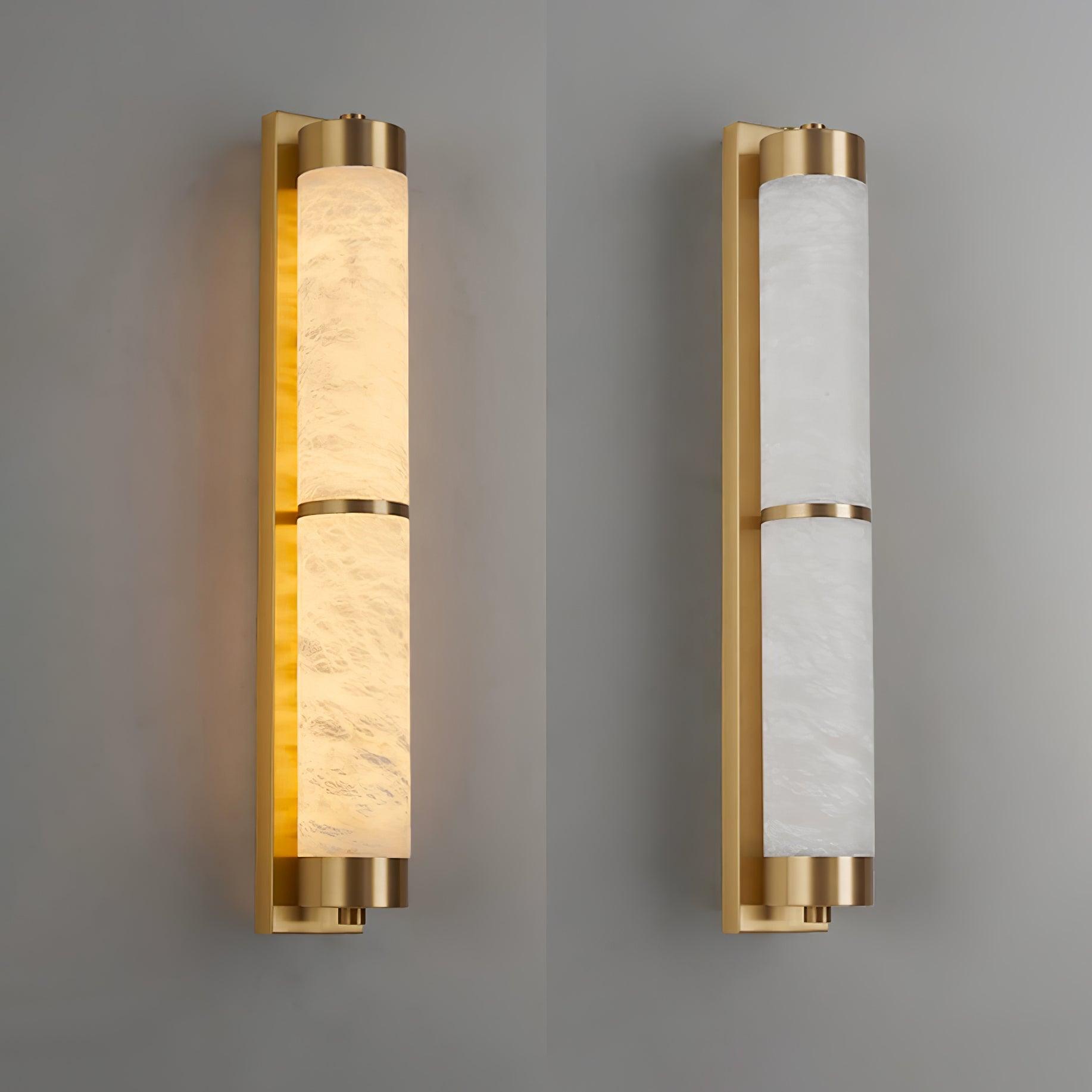 Olmirira Minimalist Alabaster Wall Light-Neutral Decor