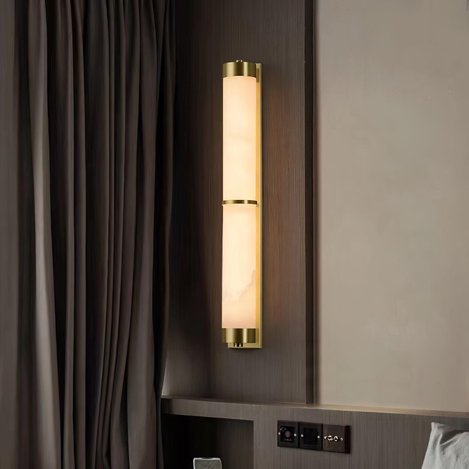 Olmirira Minimalist Alabaster Wall Light-Neutral Decor