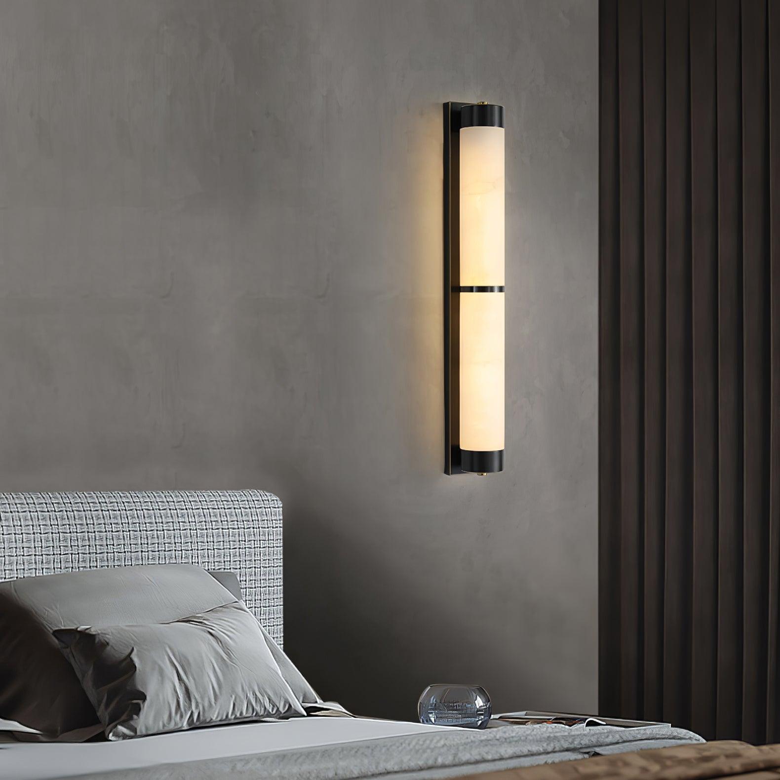 Olmirira Minimalist Alabaster Wall Light-Neutral Decor