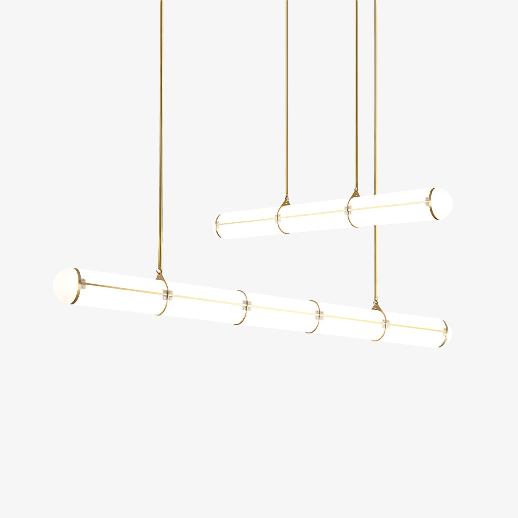 Lustra Pendant Light Cylindrical Endless Dining-Neutral Decor
