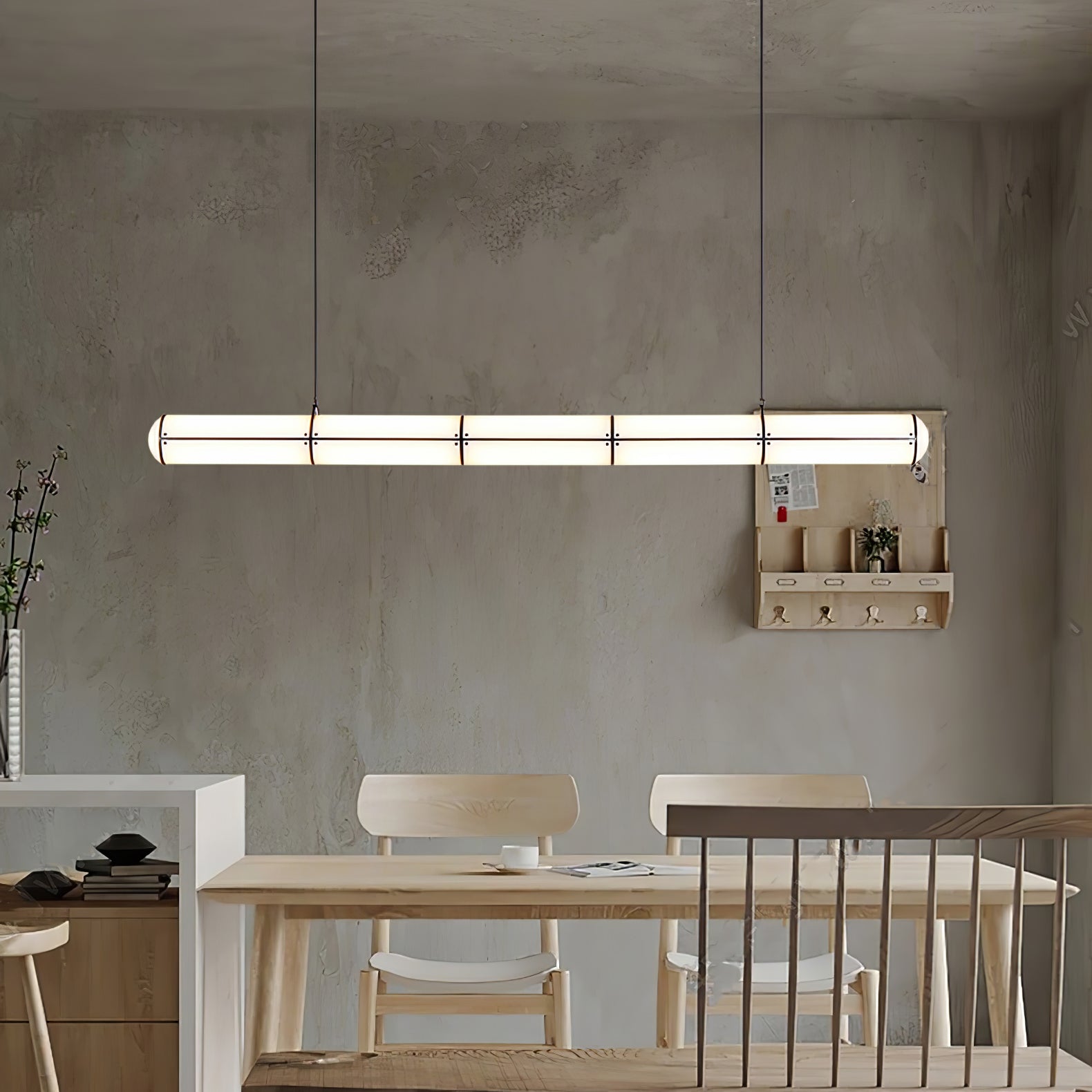Lustra Pendant Light Cylindrical Endless Dining-Neutral Decor