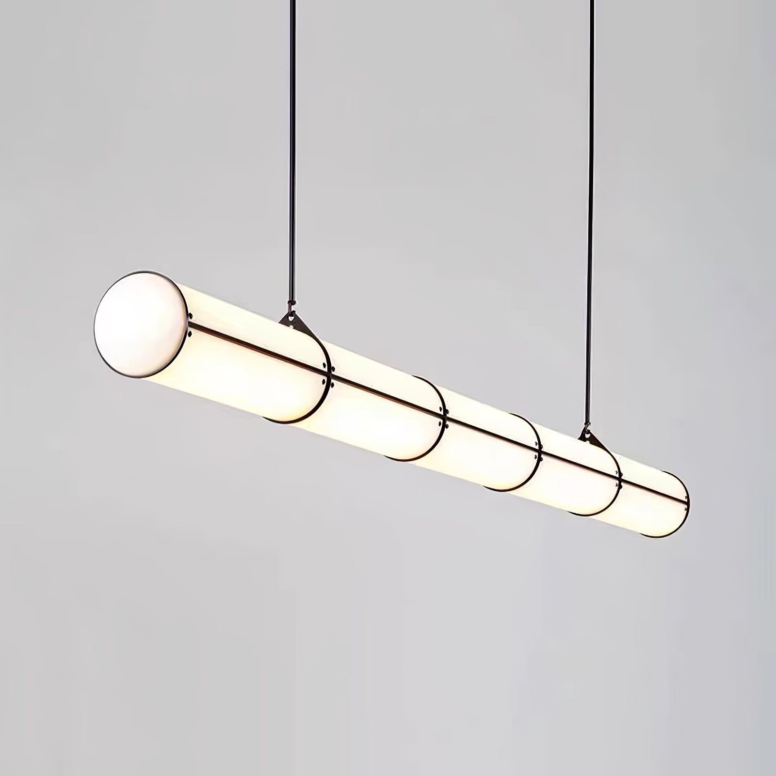 Lustra Pendant Light Cylindrical Endless Dining-Neutral Decor