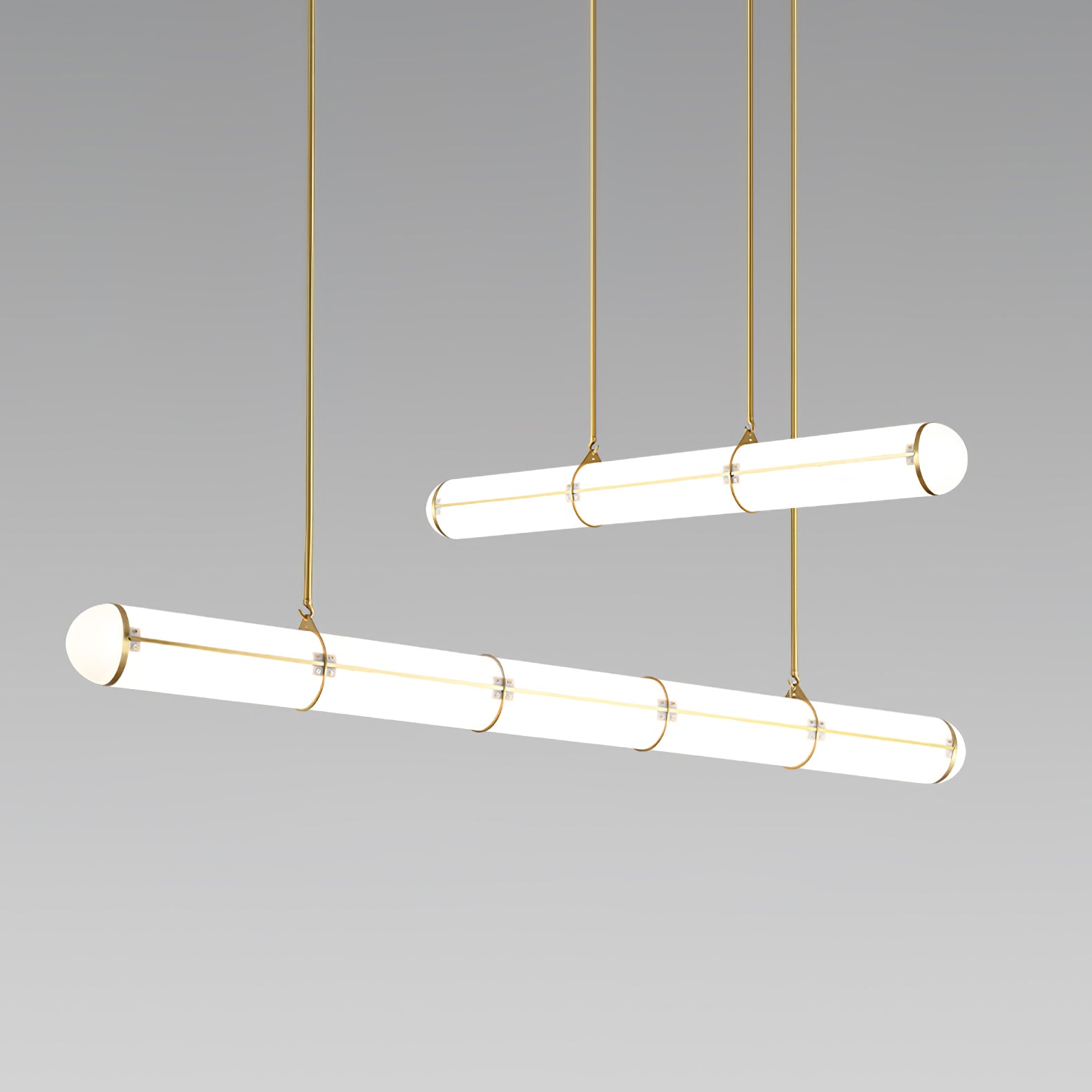 Lustra Pendant Light Cylindrical Endless Dining-Neutral Decor