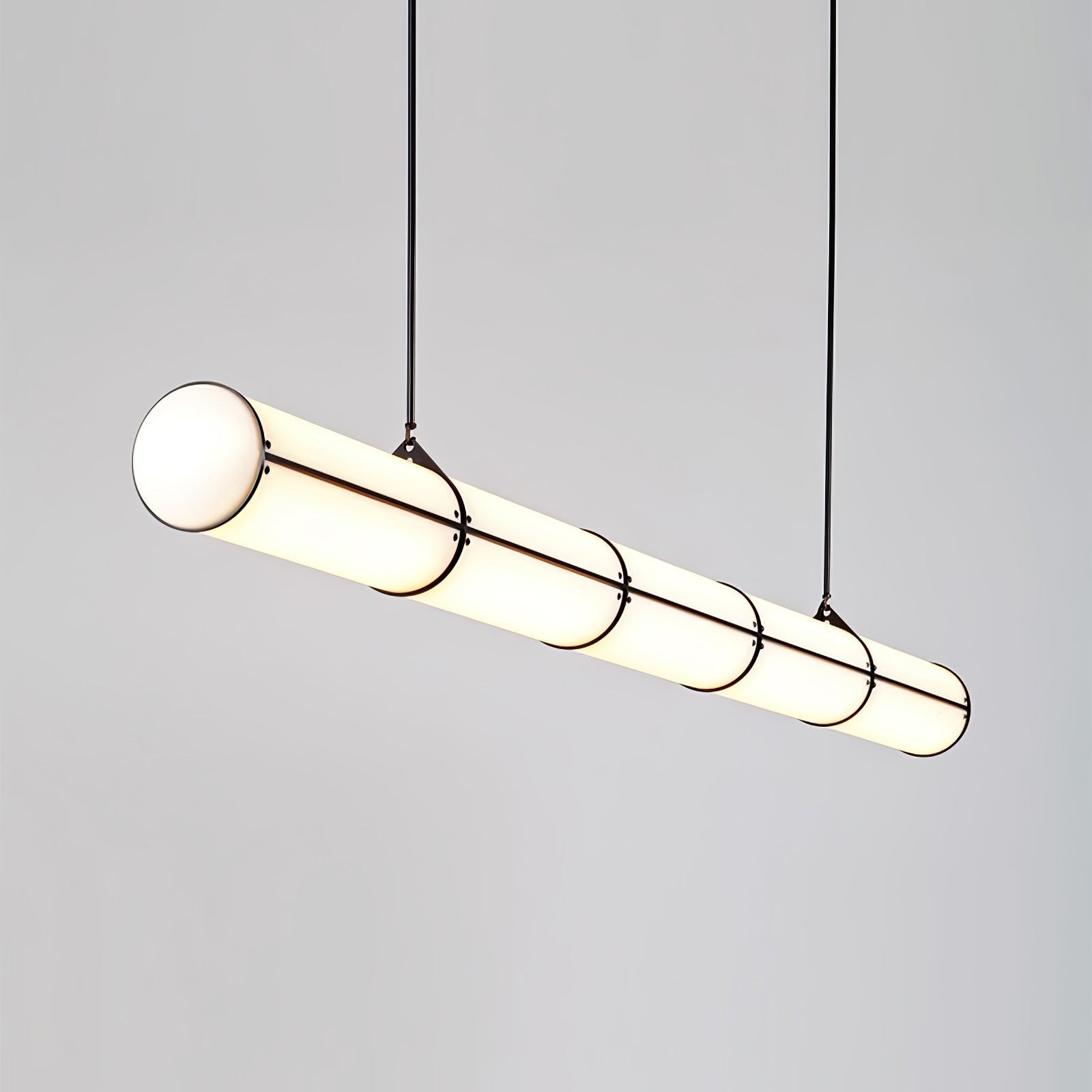 Lustra Pendant Light Cylindrical Endless Dining-Neutral Decor