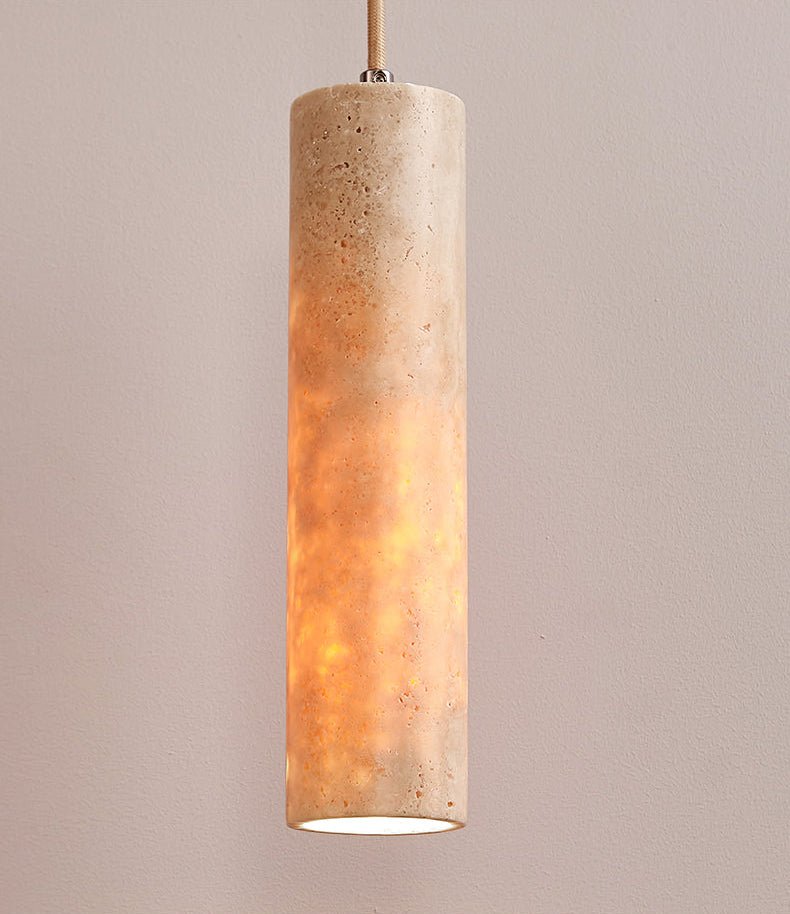 Cramb Travertine Pendant Light-Neutral Decor