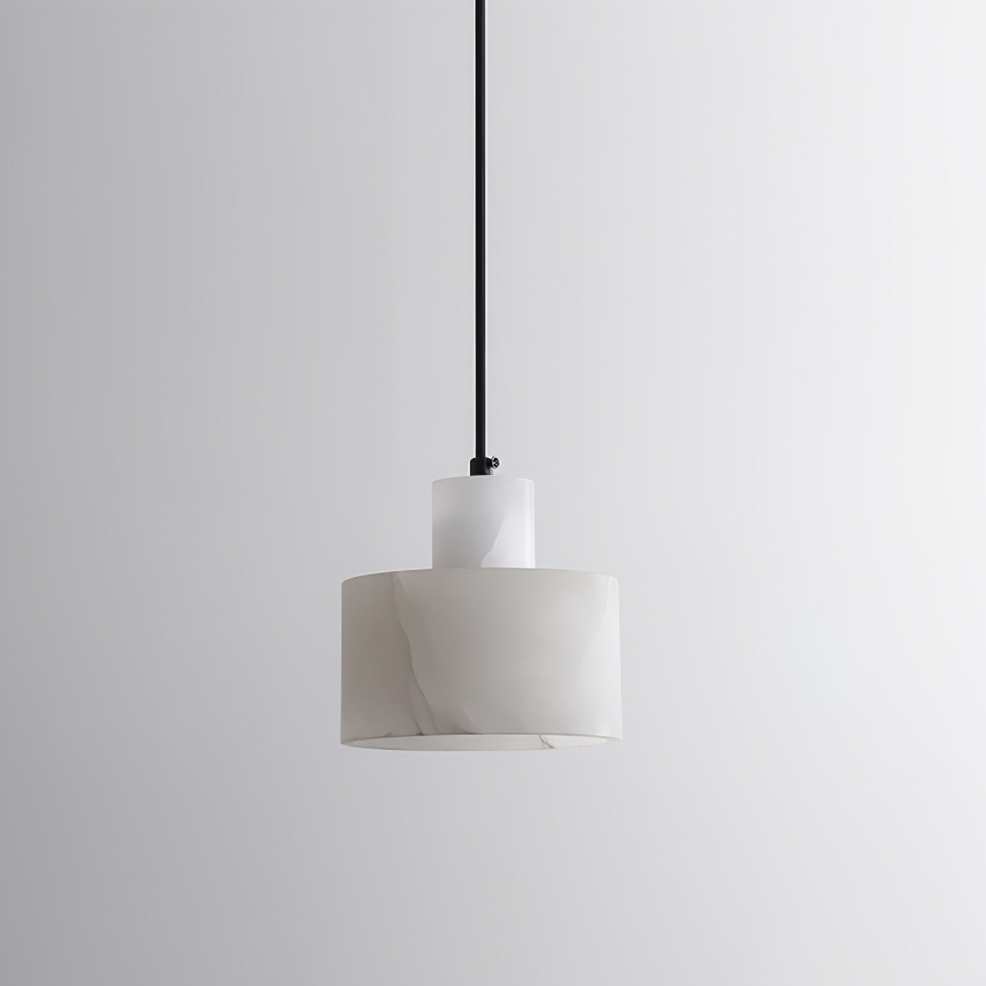 Alabaster Pendant Lgiht Dual Cylindrical-Neutral Decor