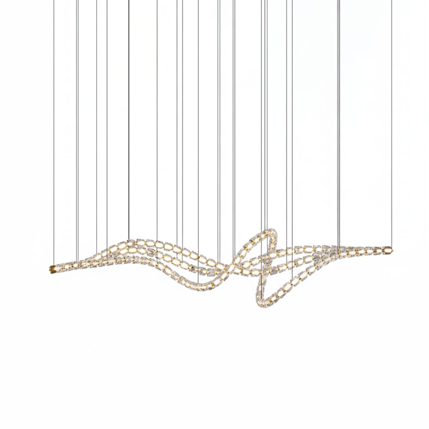 Gabriel Gold Chandelier-Neutral Decor