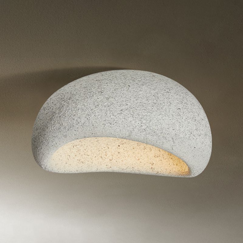 Avi Flush Mount Ceiling Light Modern, Resin Dining Room - Neutral Decor