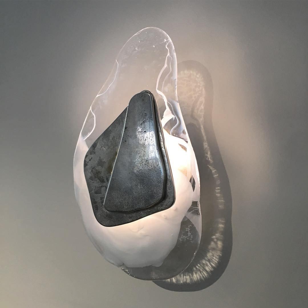 Gana Premium Nordic Art Glass Wall Lamp-Neutral Decor